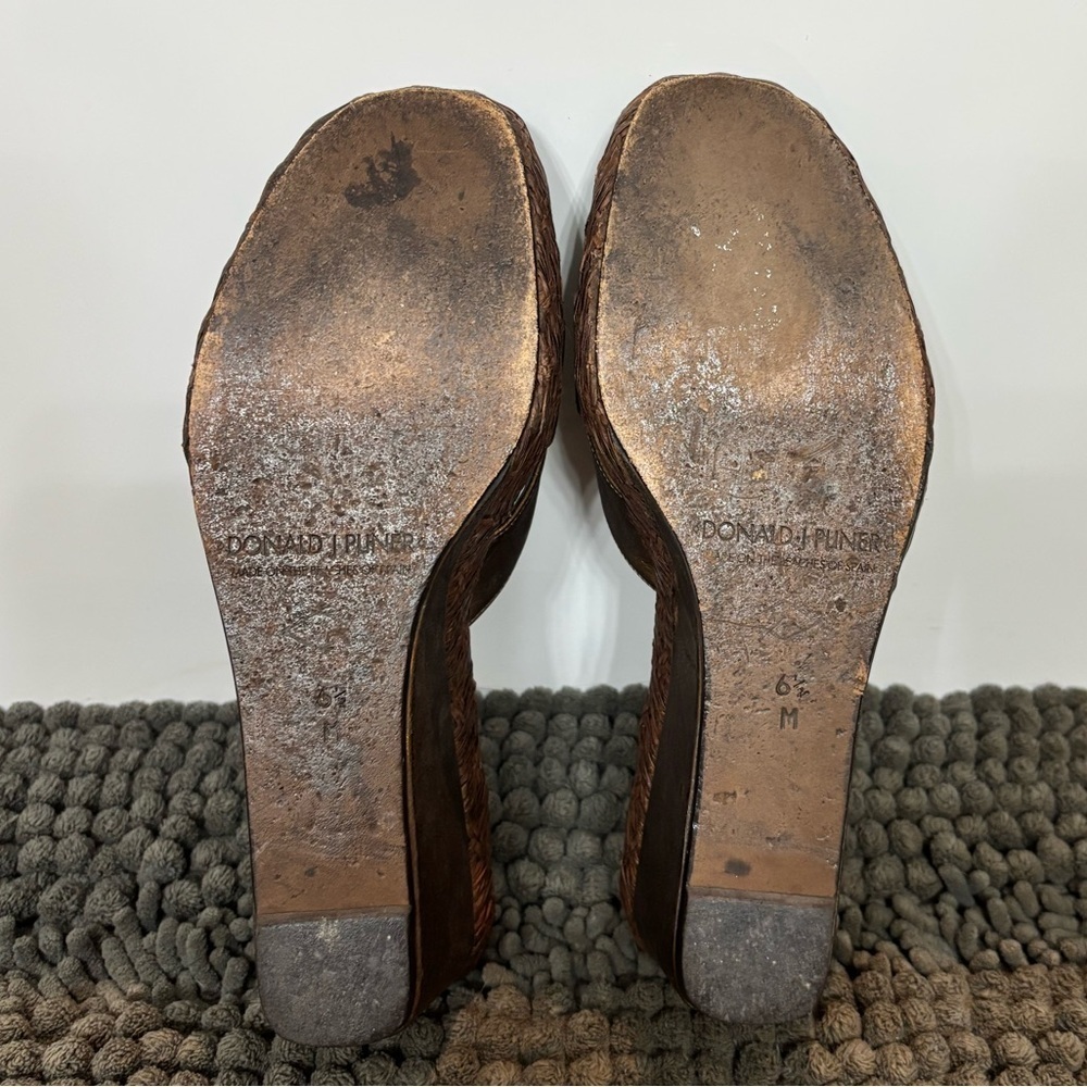 Donald J. Pliner Women's Bronze Mules - Picture 4 of 6